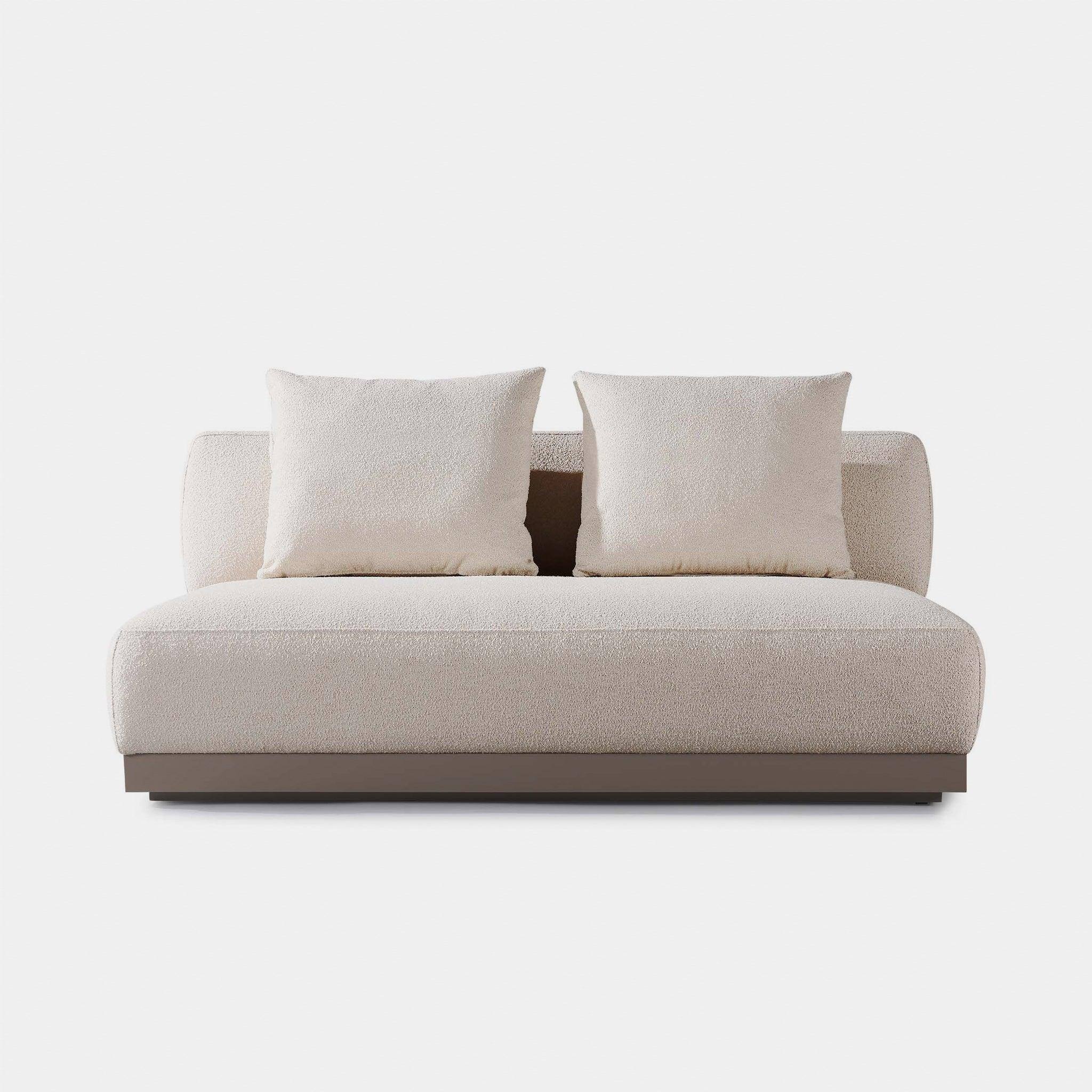 Amalfi 2 Seat Armless Sofa - Image 3