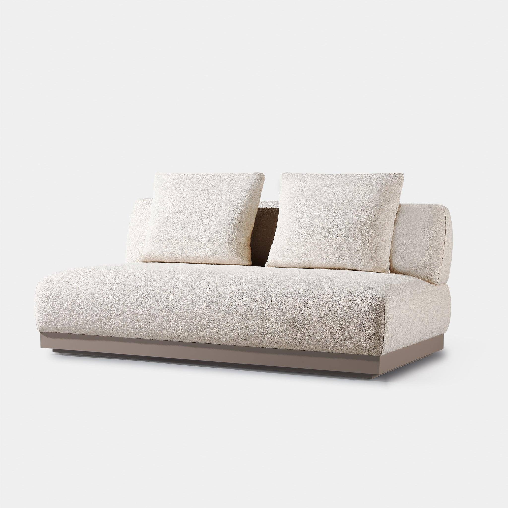 Amalfi 2 Seat Armless Sofa - Image 4