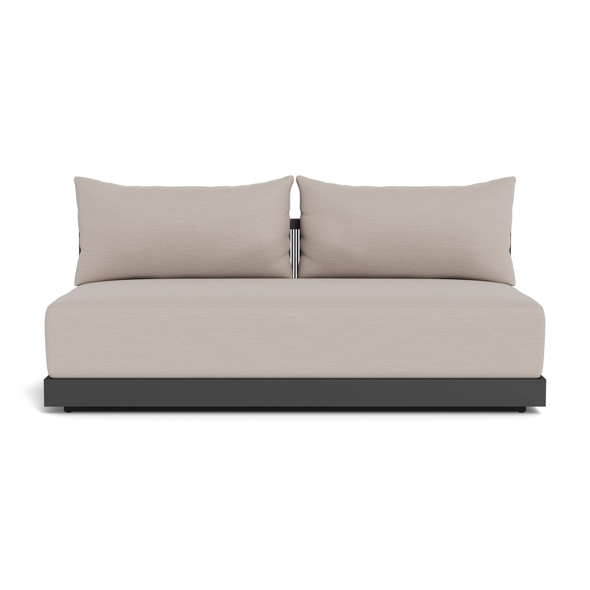 Antigua 2 Seat Armless Sofa - Image 7