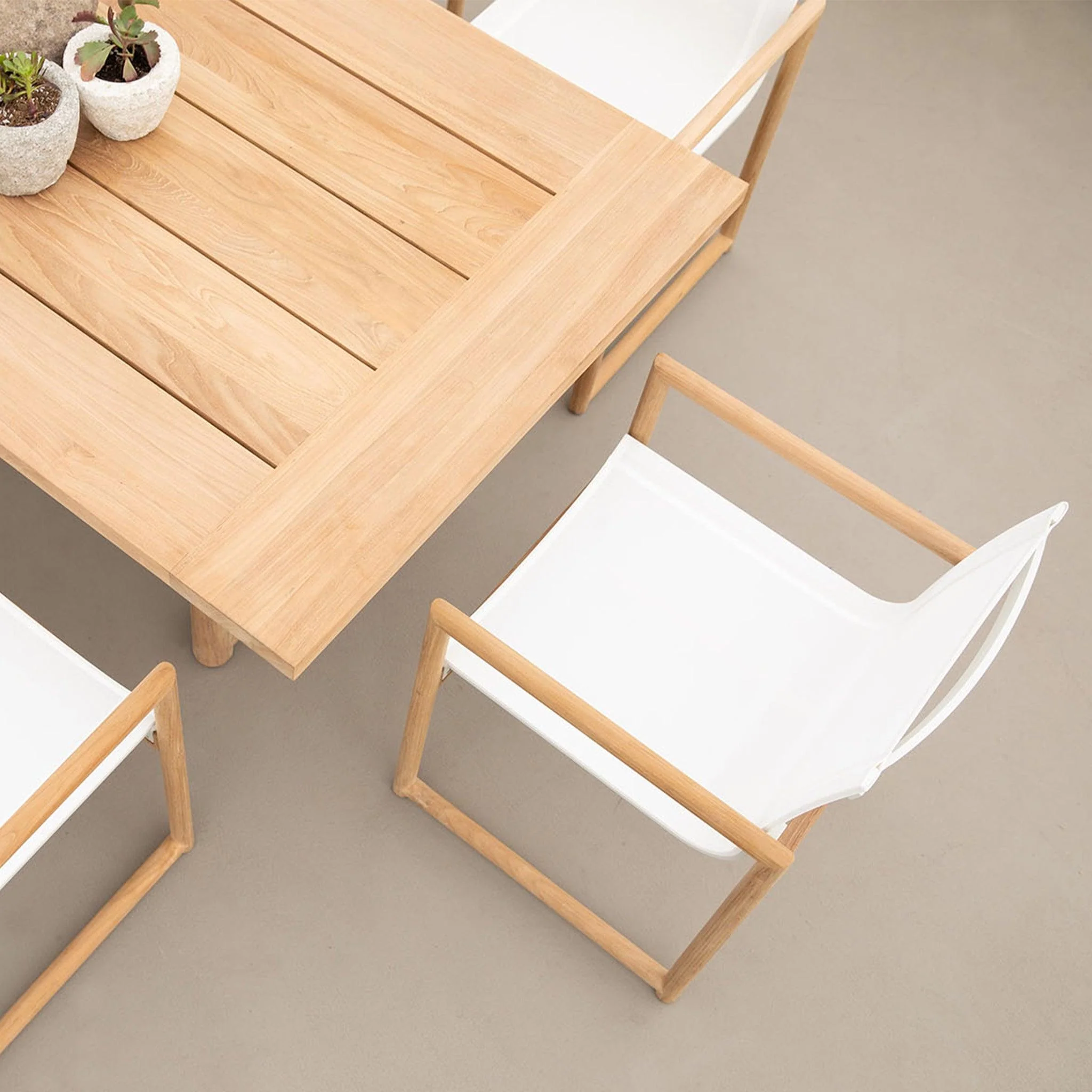 Breeze XL Teak Dining Chair - Image 6