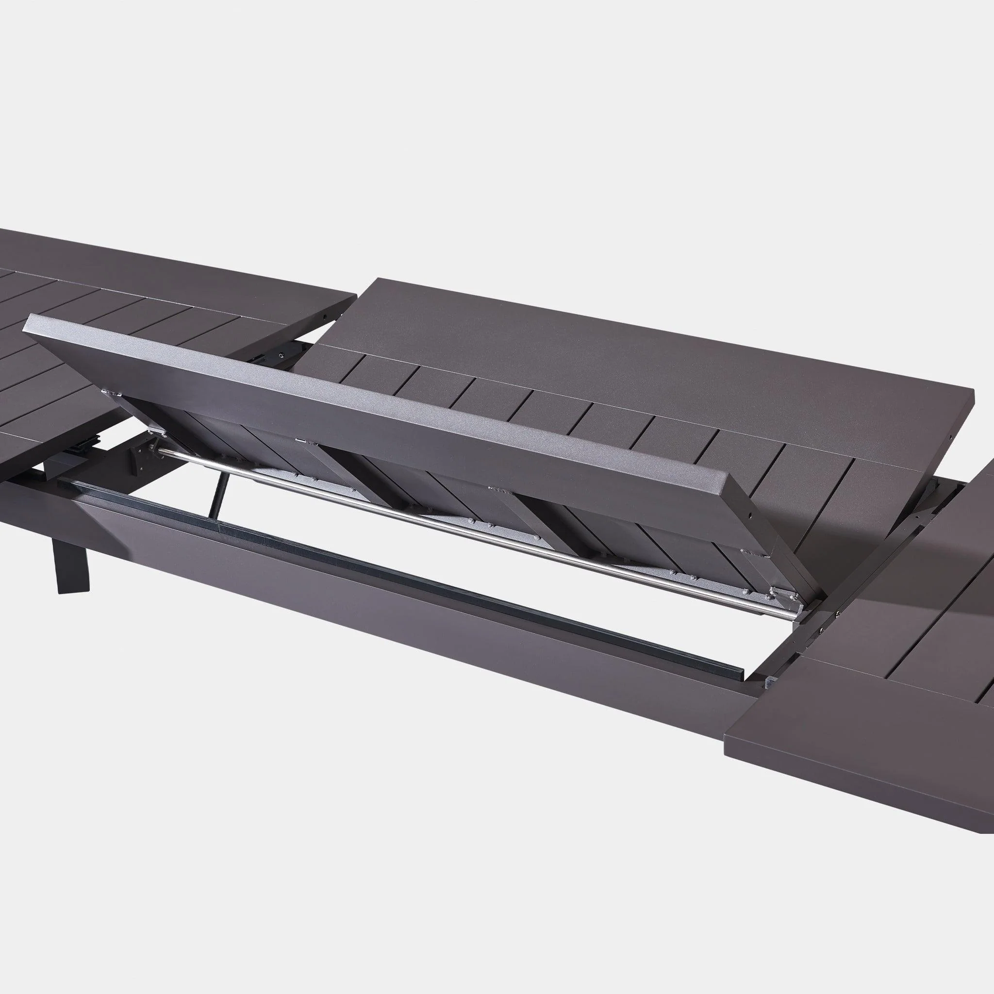 Byron Aluminum Extension Dining Table - Image 9