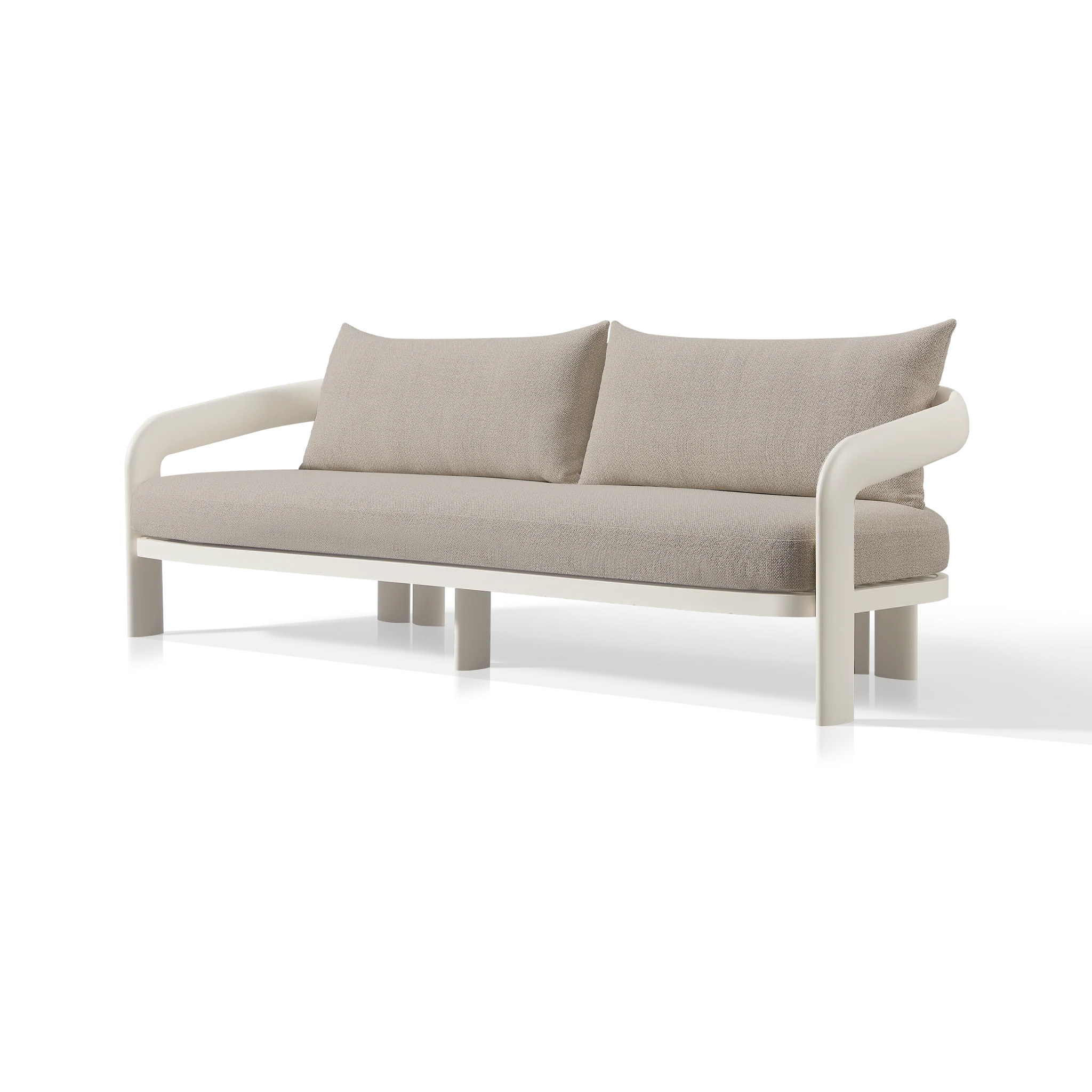 Chloe Aluminum 3 Seat Sofa - Image 12