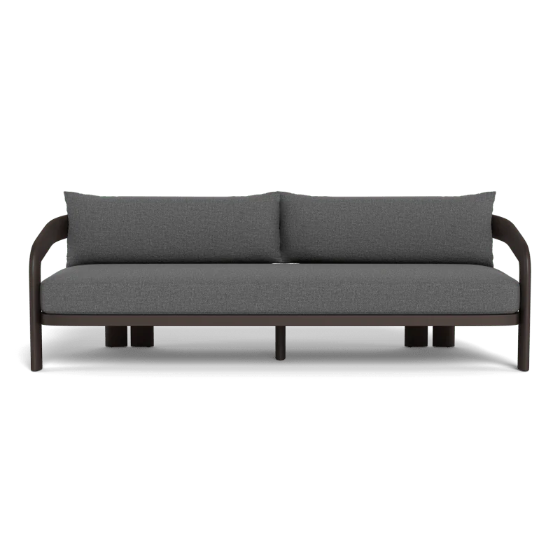 Chloe Aluminum 3 Seat Sofa - Image 43