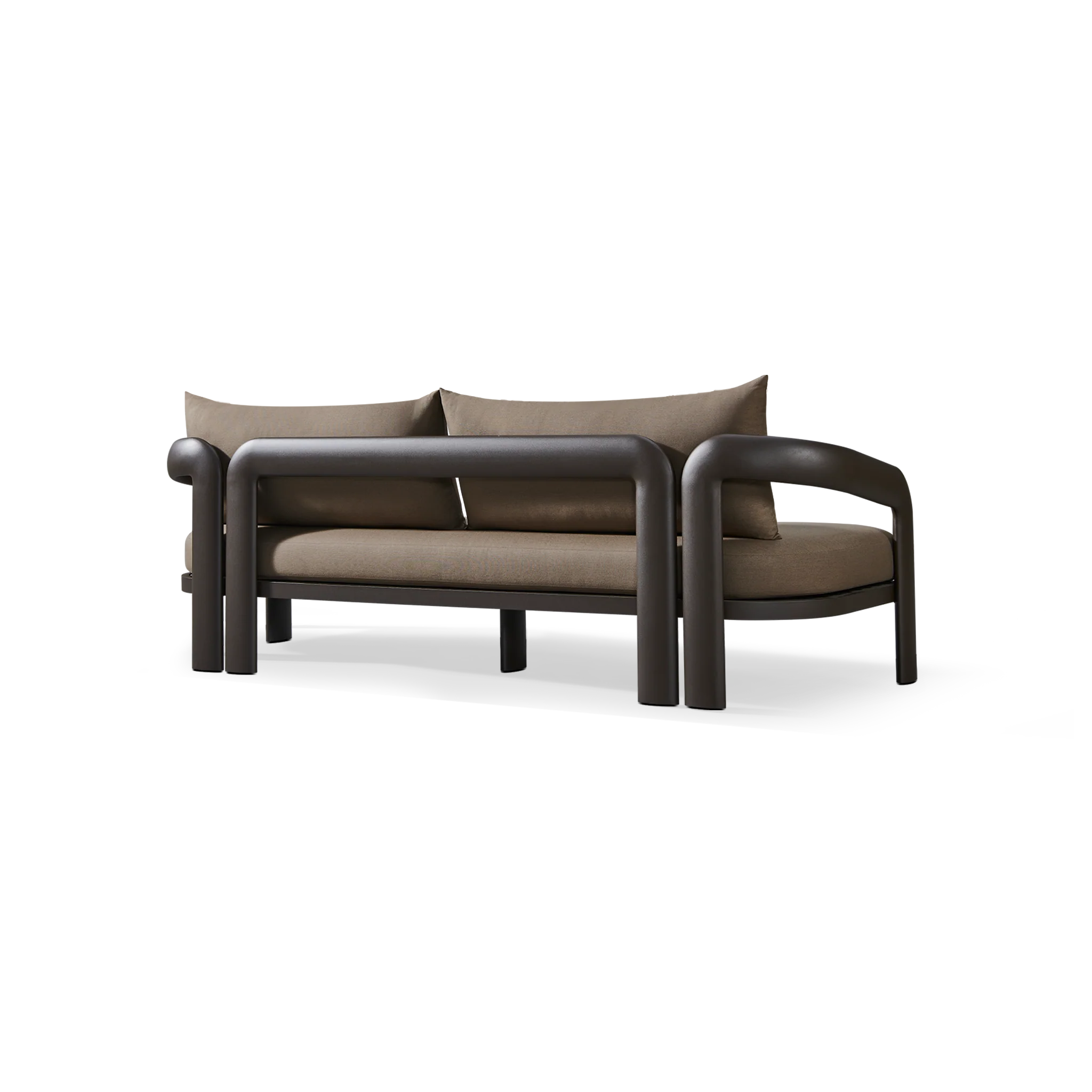 Chloe Aluminum 3 Seat Sofa - Image 5