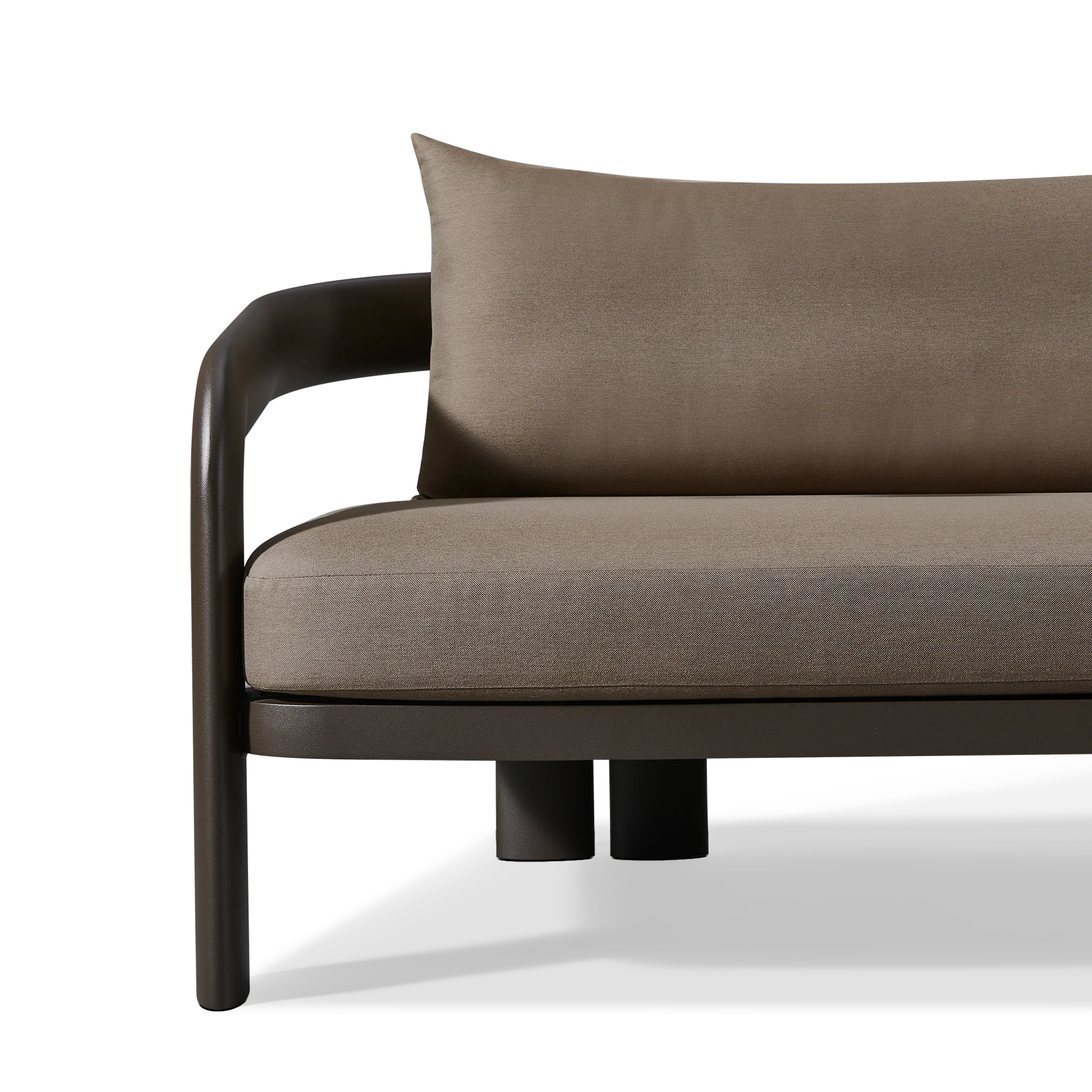 Chloe Aluminum 3 Seat Sofa - Image 7
