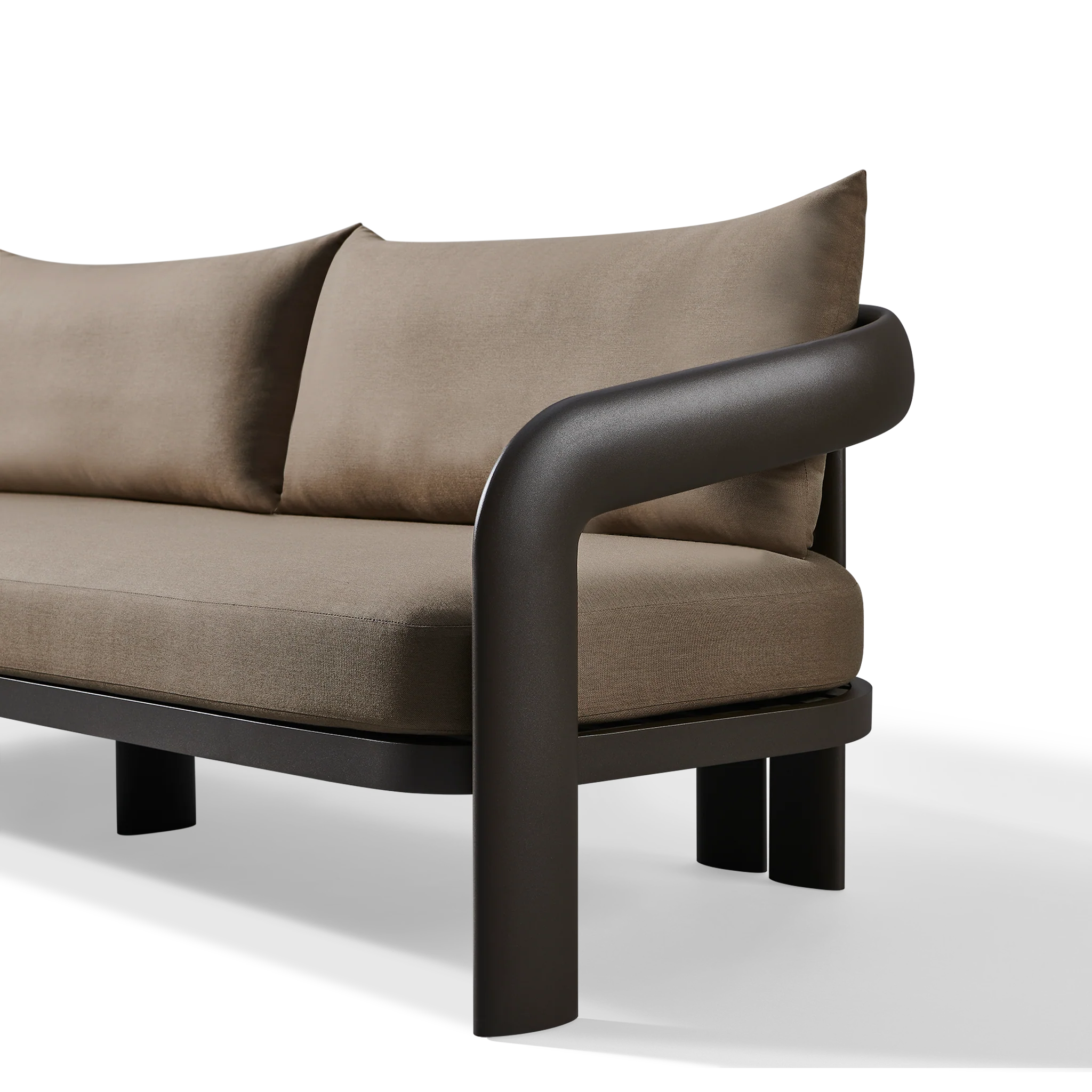 Chloe Aluminum 3 Seat Sofa - Image 8