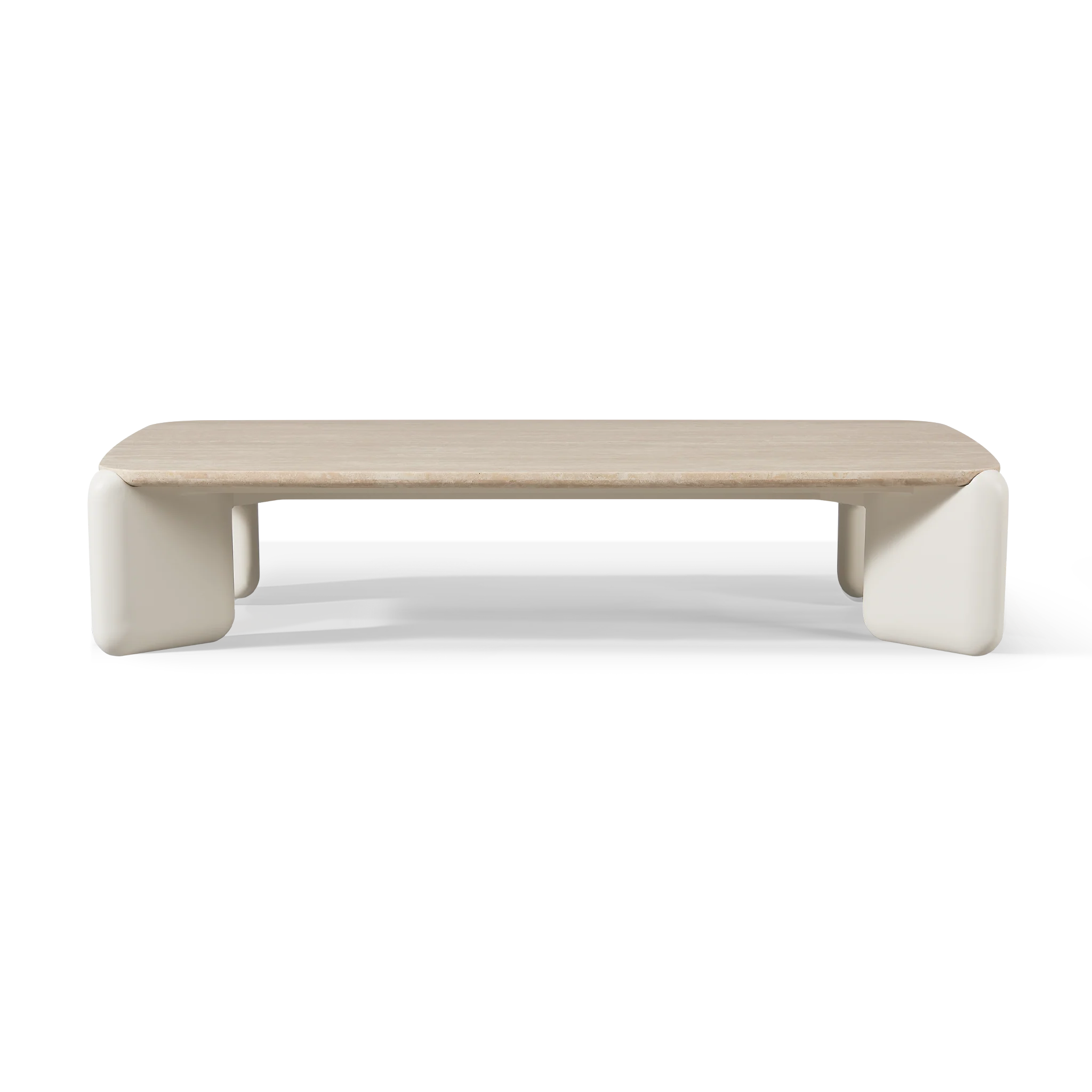 Chloe Aluminum Rectangle Coffee Table - Image 11