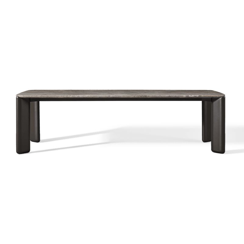 Chloe Aluminum Rectangle Dining Table
