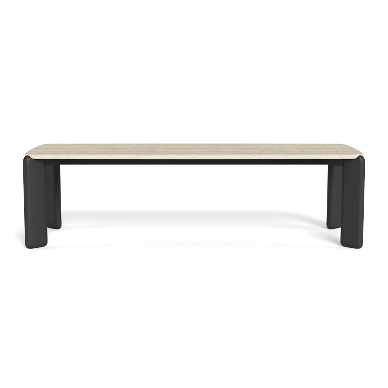Chloe Aluminum Rectangle Dining Table - Image 5
