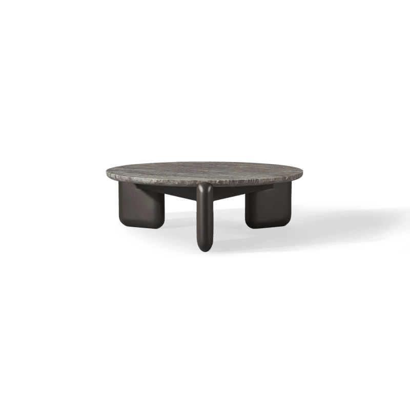 Chloe Aluminum Round Coffee Table - Image 3