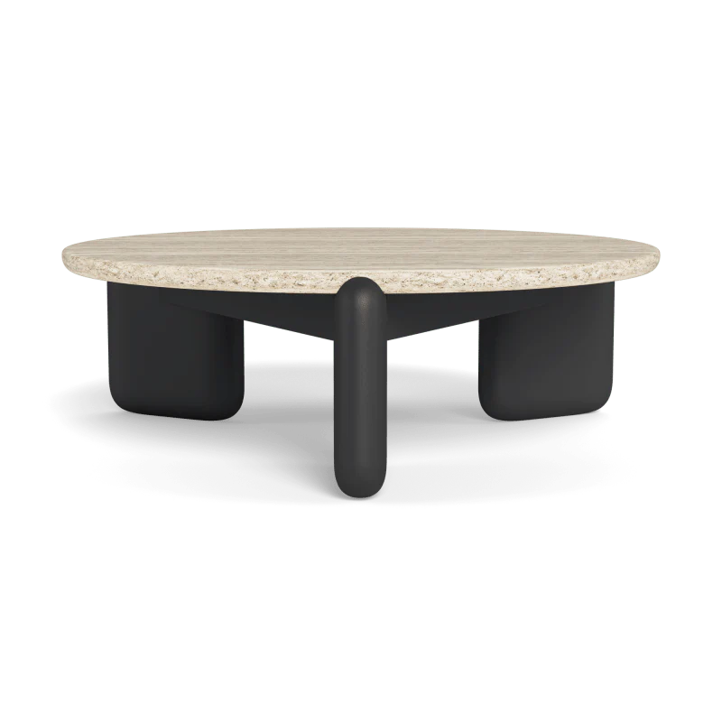 Chloe Aluminum Round Coffee Table - Image 5
