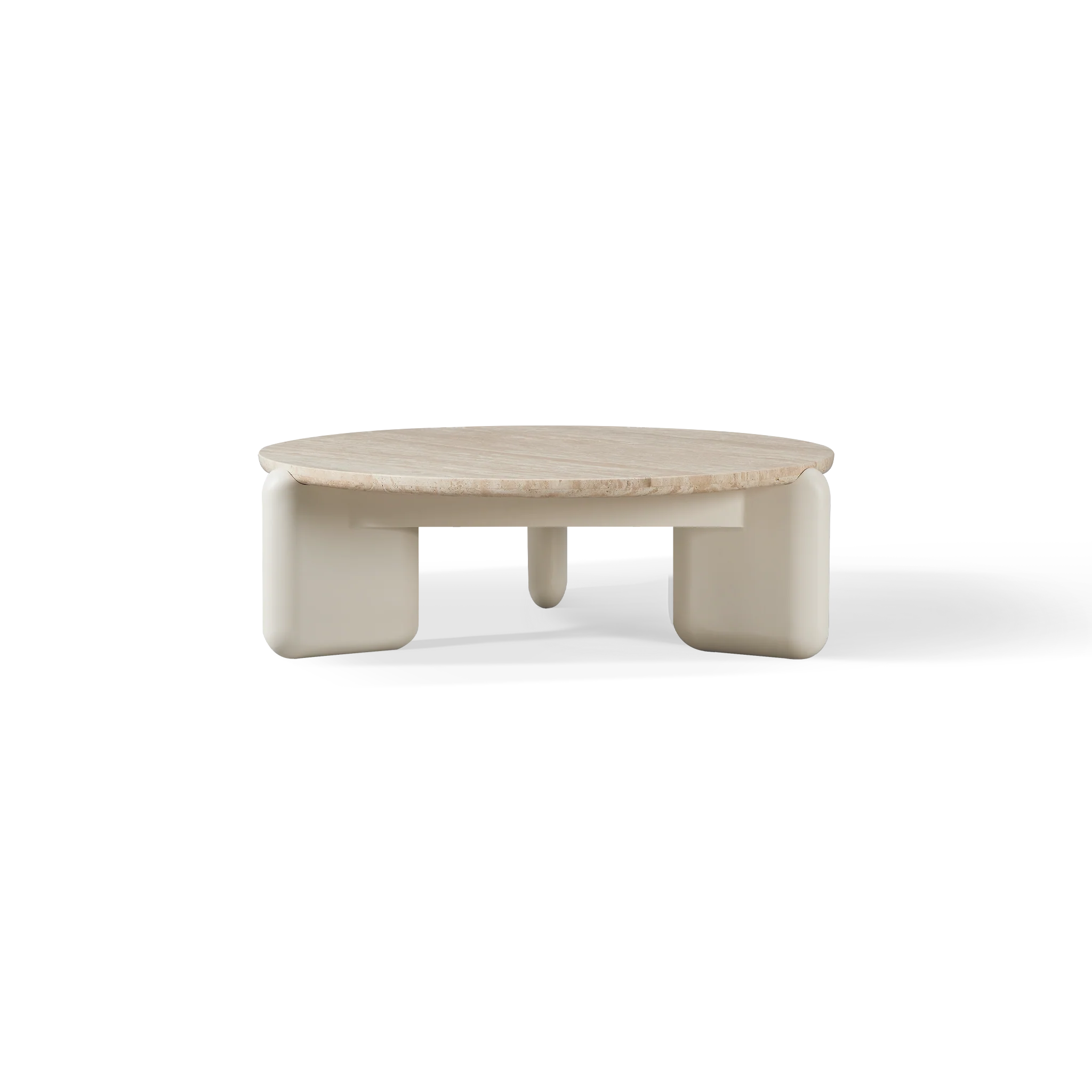 Chloe Aluminum Round Coffee Table - Image 6