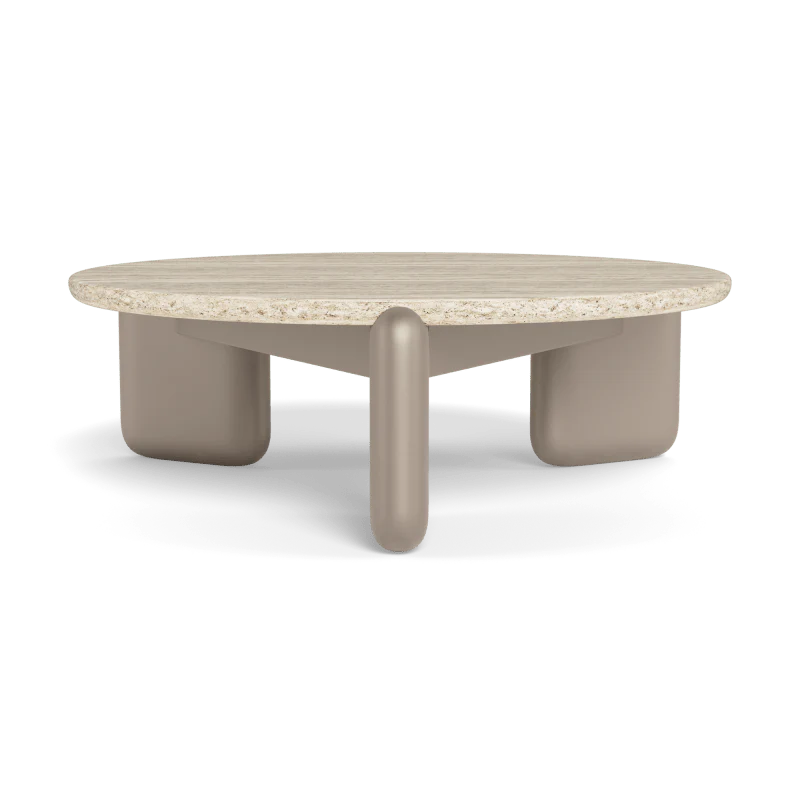Chloe Aluminum Round Coffee Table - Image 7