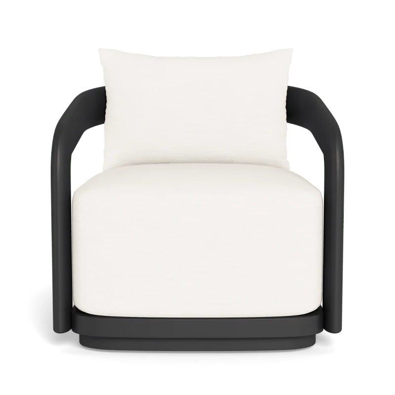 Chloe Aluminum Swivel Lounge Chair - Image 10