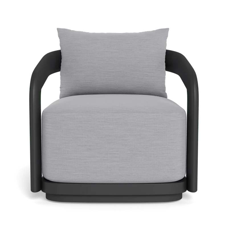 Chloe Aluminum Swivel Lounge Chair - Image 11