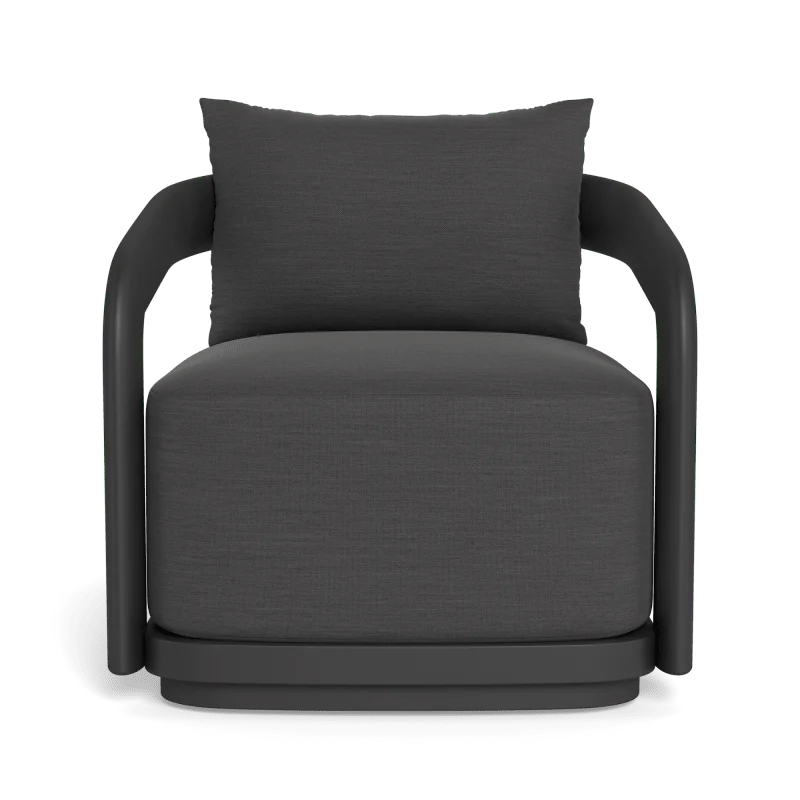 Chloe Aluminum Swivel Lounge Chair - Image 13