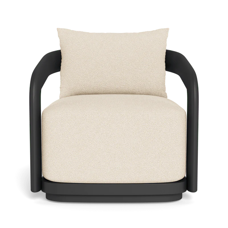 Chloe Aluminum Swivel Lounge Chair - Image 15
