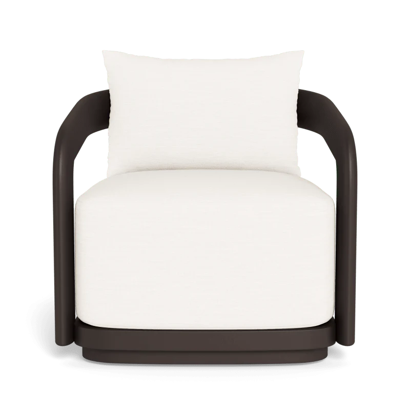Chloe Aluminum Swivel Lounge Chair - Image 33