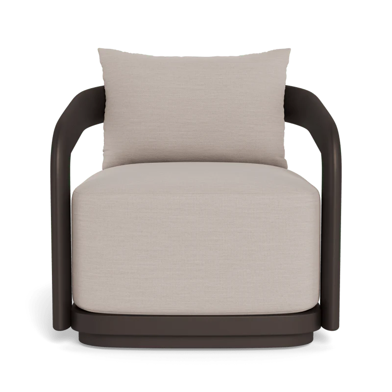 Chloe Aluminum Swivel Lounge Chair - Image 36