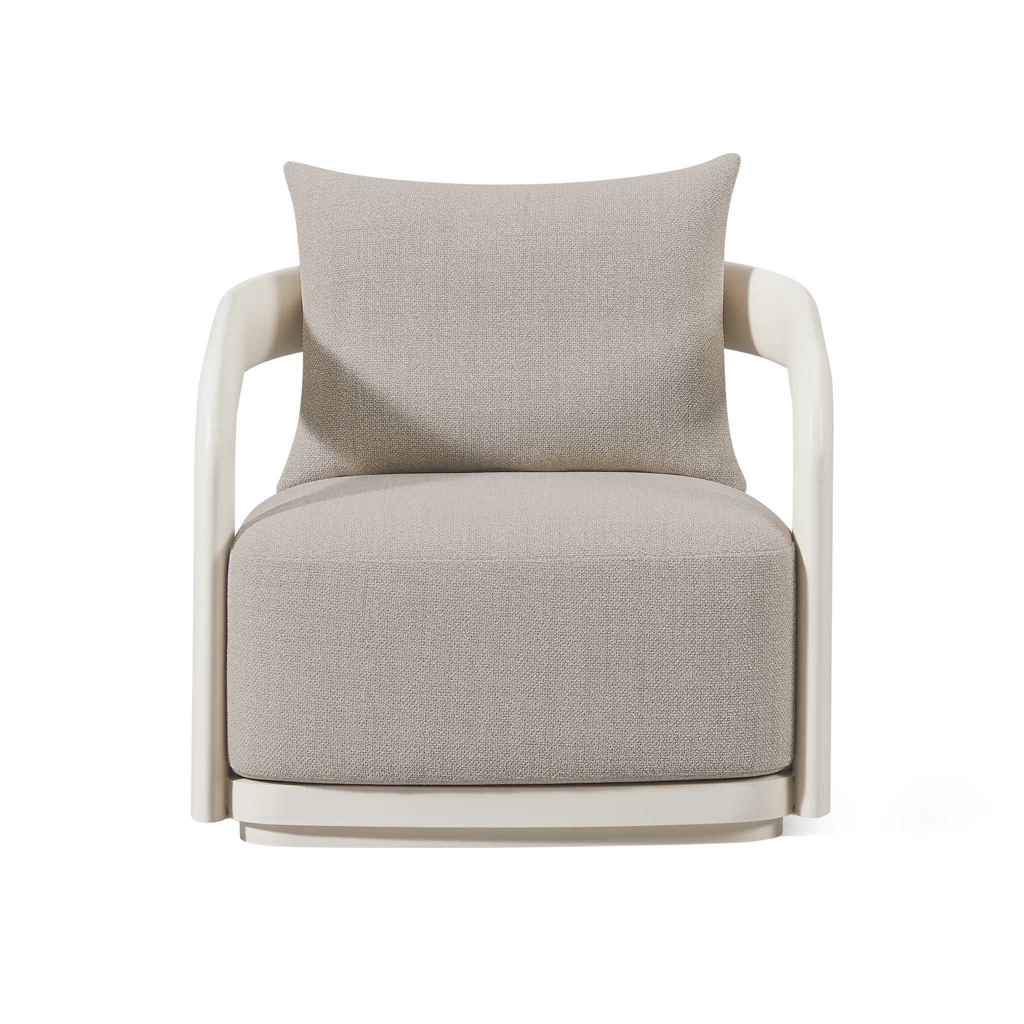Chloe Aluminum Swivel Lounge Chair - Image 39