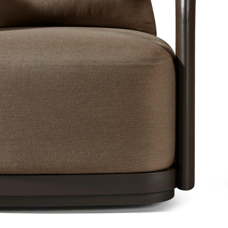 Chloe Aluminum Swivel Lounge Chair - Image 6