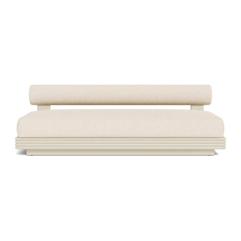 Collins Aluminum 2 Seat Armless Sofa - Image 30