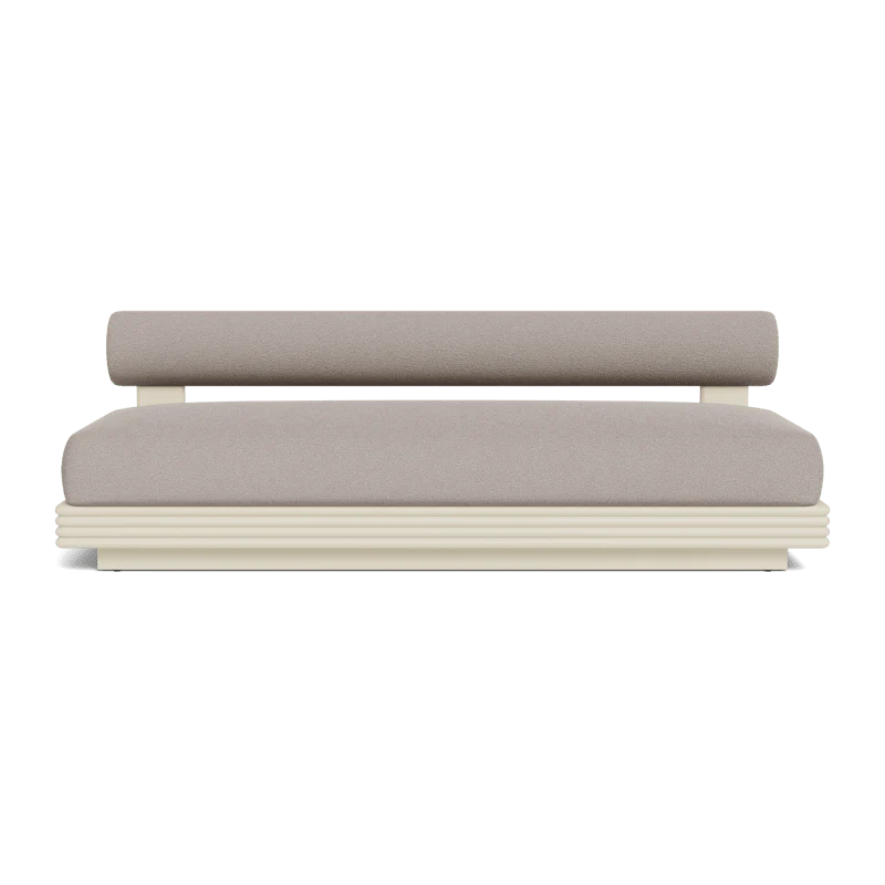 Collins Aluminum 2 Seat Armless Sofa - Image 32