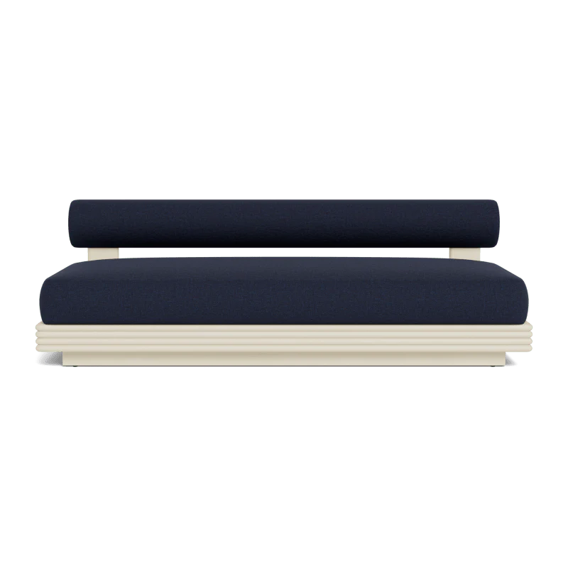 Collins Aluminum 2 Seat Armless Sofa - Image 33