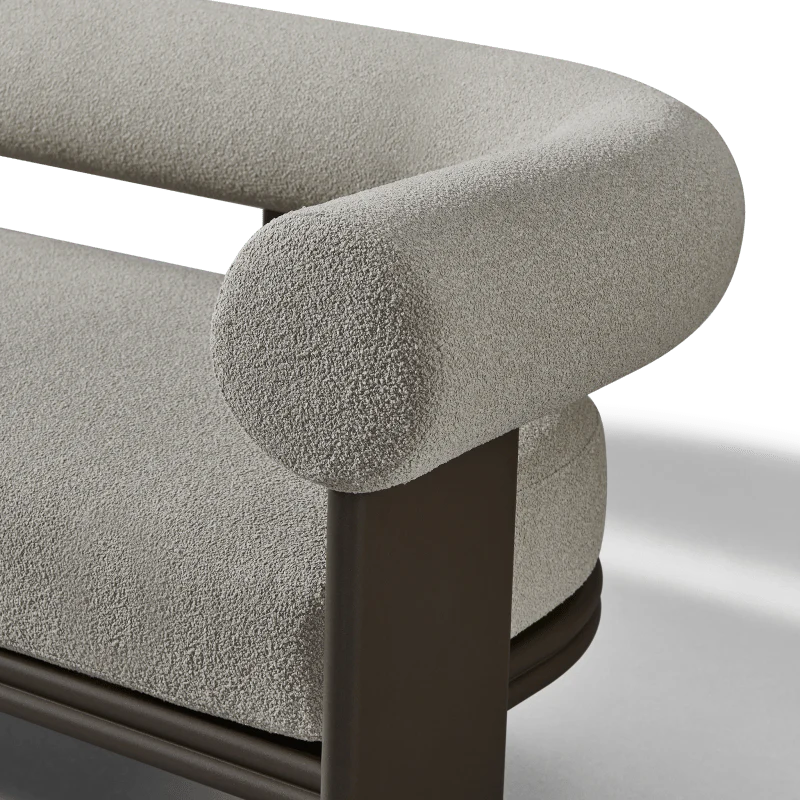 Collins Aluminum 2 Seat Sofa - Image 7