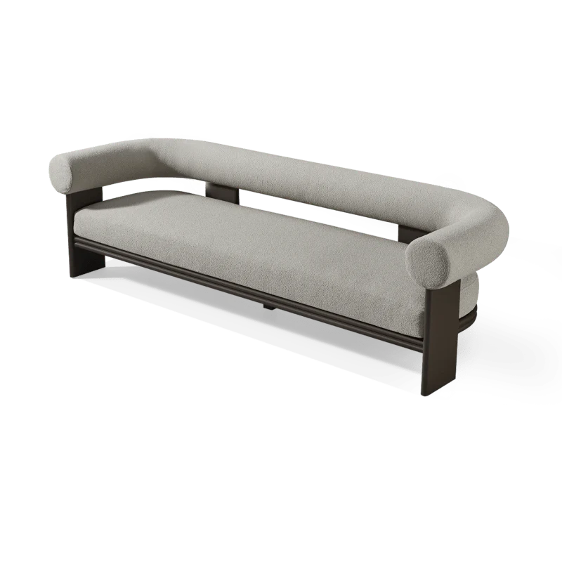 Collins Aluminum 3 Seat Sofa - Image 6