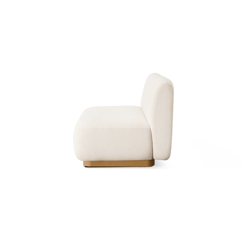 Como 2 Seat Armless Sofa - Image 3