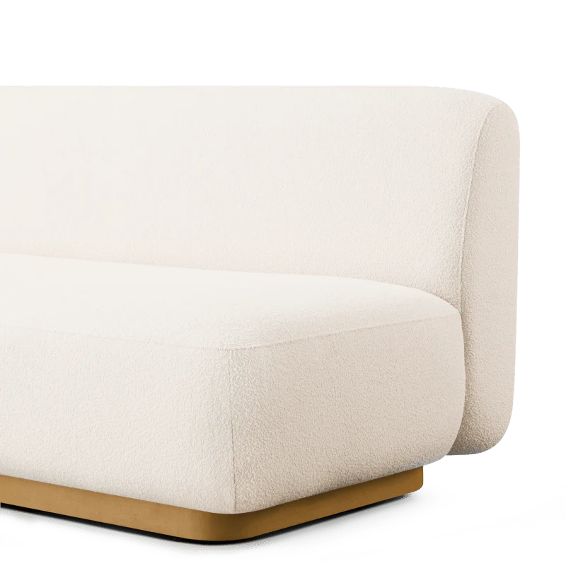 Como 2 Seat Armless Sofa - Image 5
