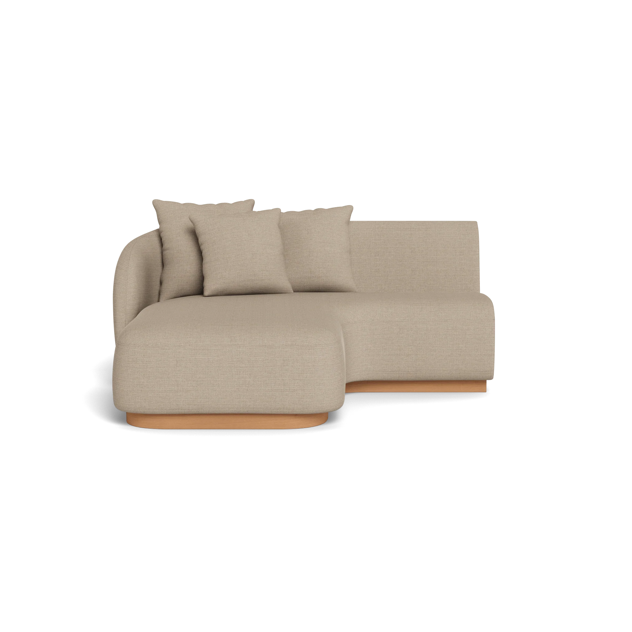 Como Curved Chaise Left - Image 43