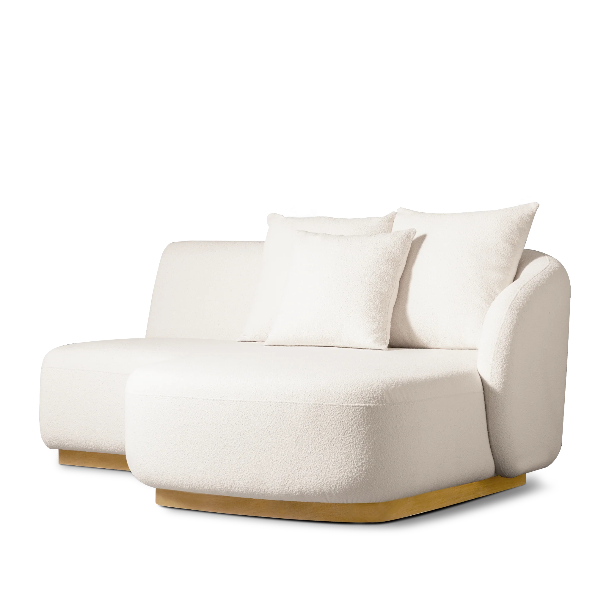 Como Curved Chaise Right - Image 3
