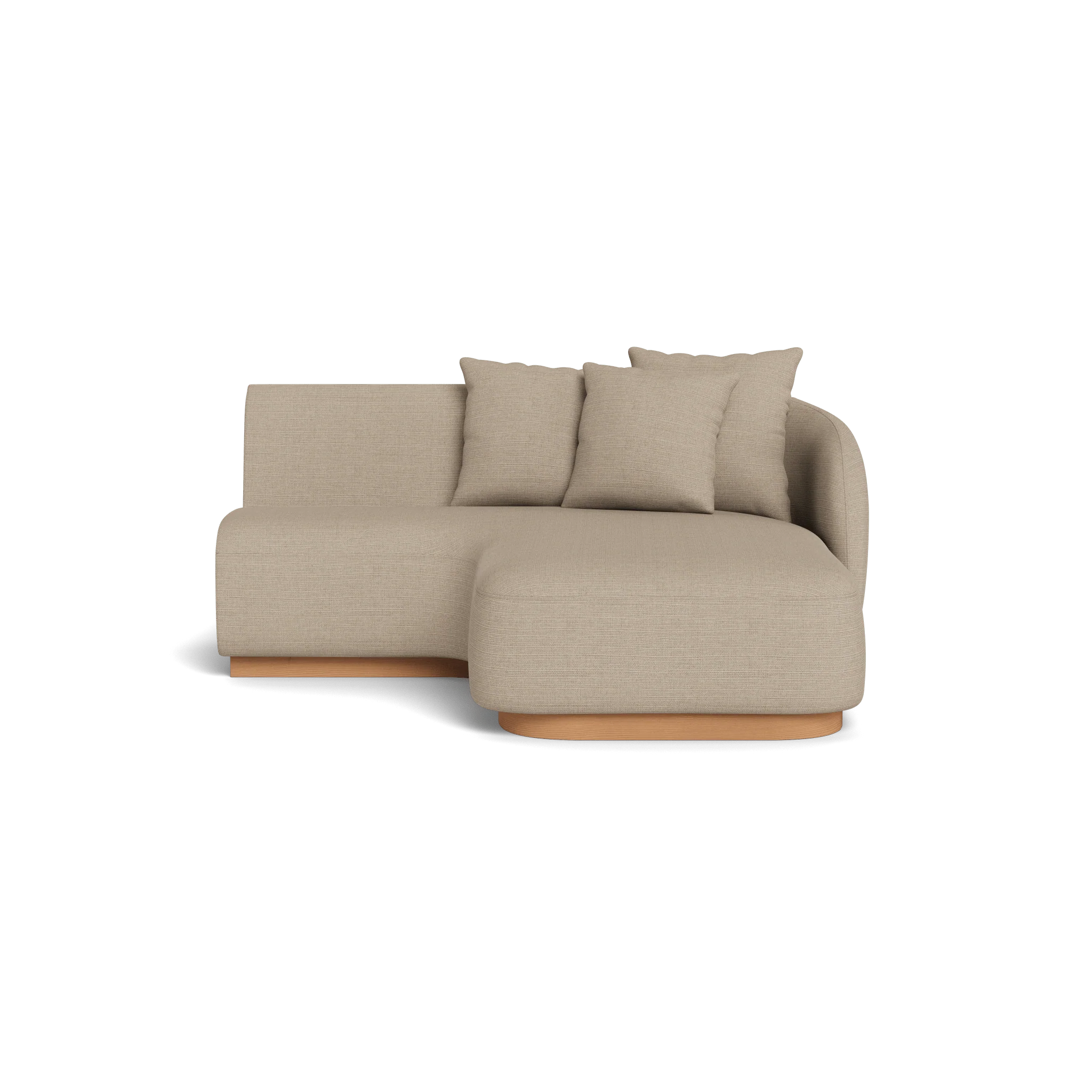 Como Curved Chaise Right - Image 42
