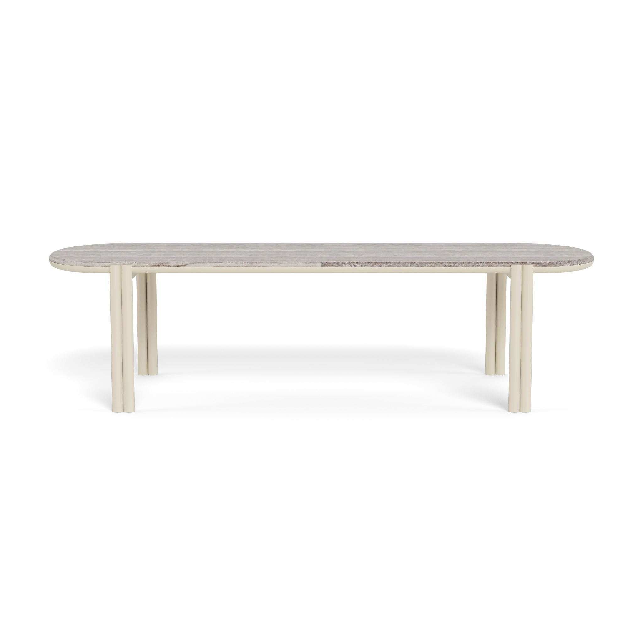 Cove Aluminum Pill Dining Table - Image 11