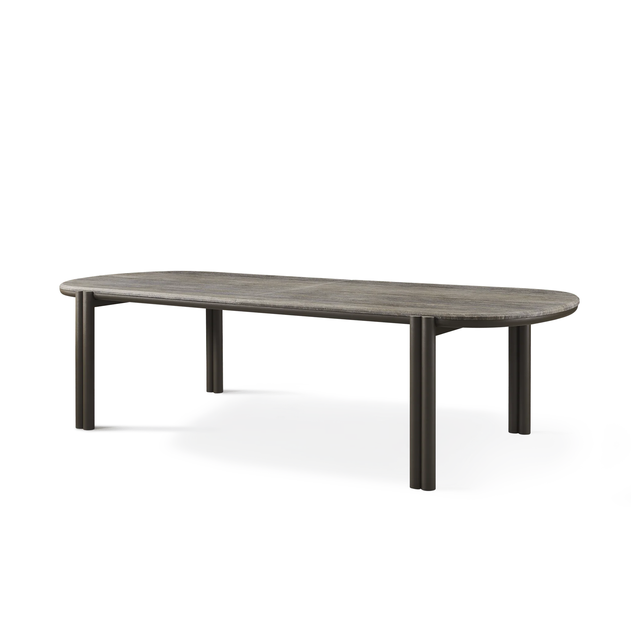 Cove Aluminum Pill Dining Table - Image 3