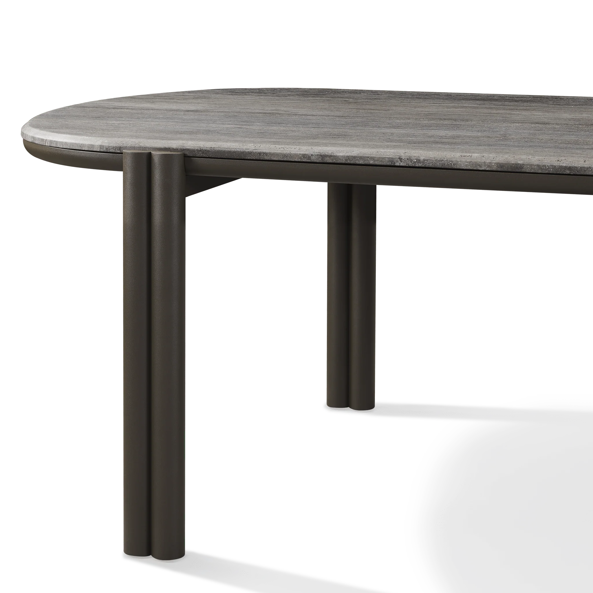 Cove Aluminum Pill Dining Table - Image 5