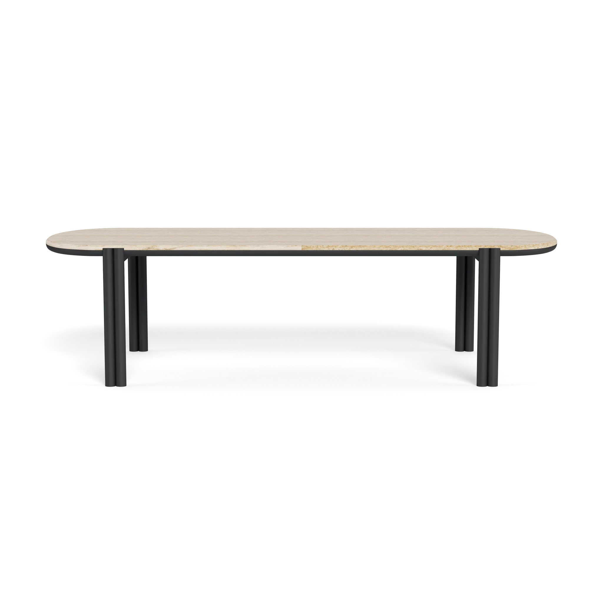 Cove Aluminum Pill Dining Table - Image 8