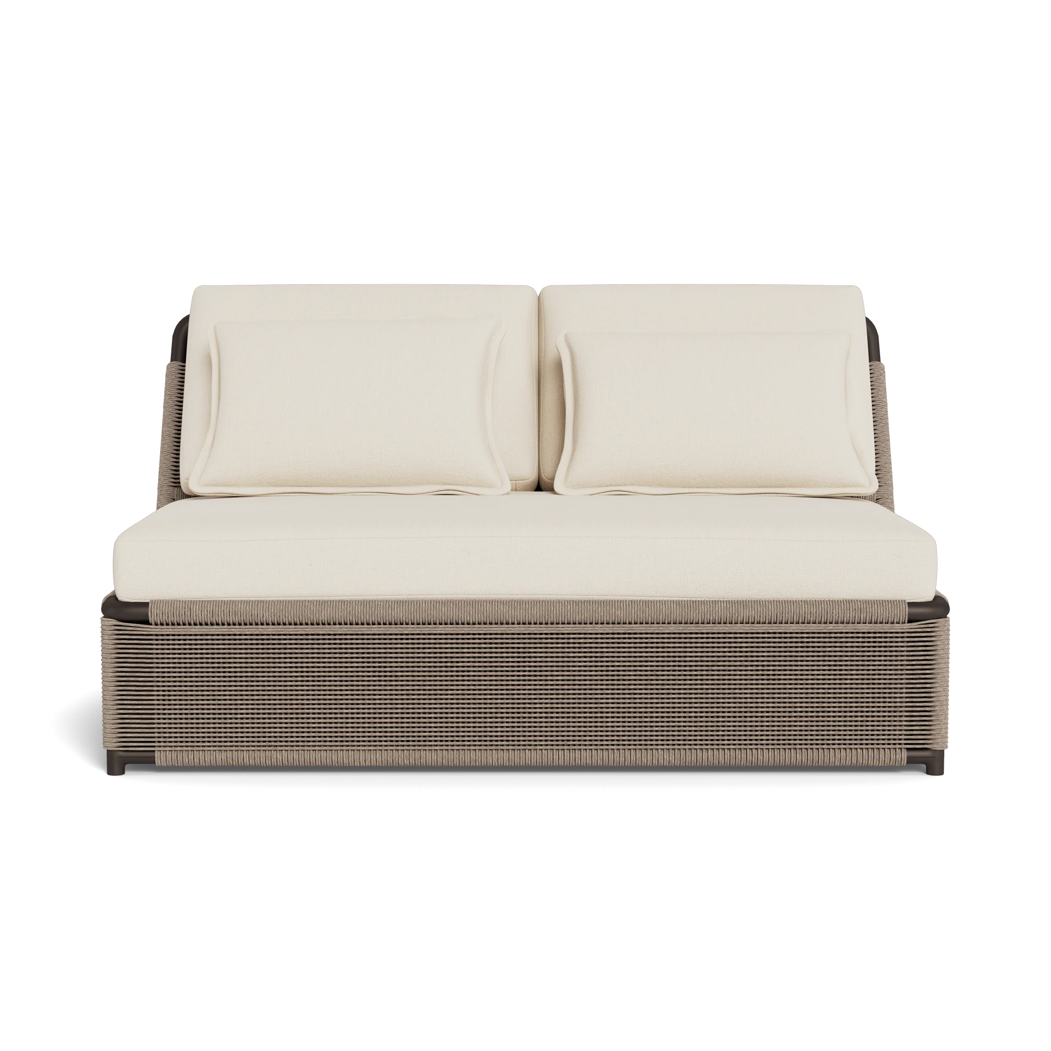 FORMENTERA 2 SEAT ARMLESS SOFA