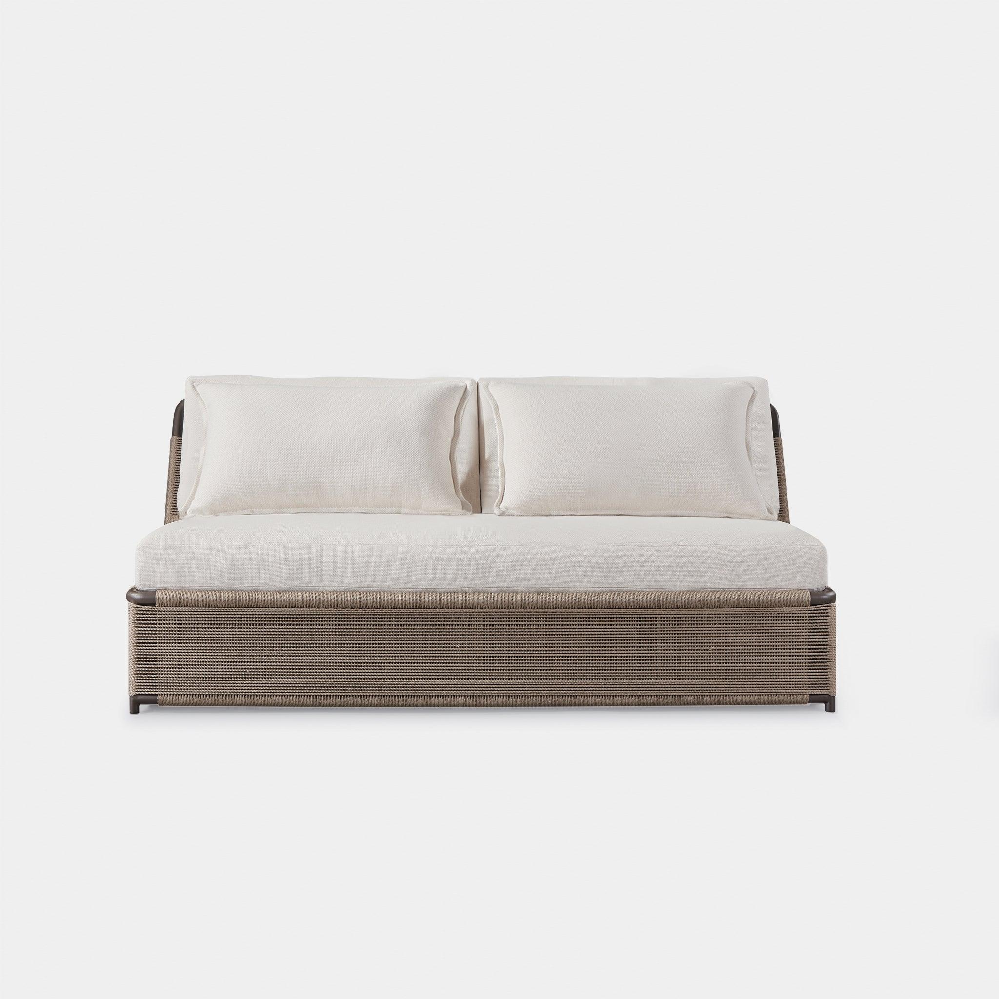 FORMENTERA 2 SEAT ARMLESS SOFA - Image 4