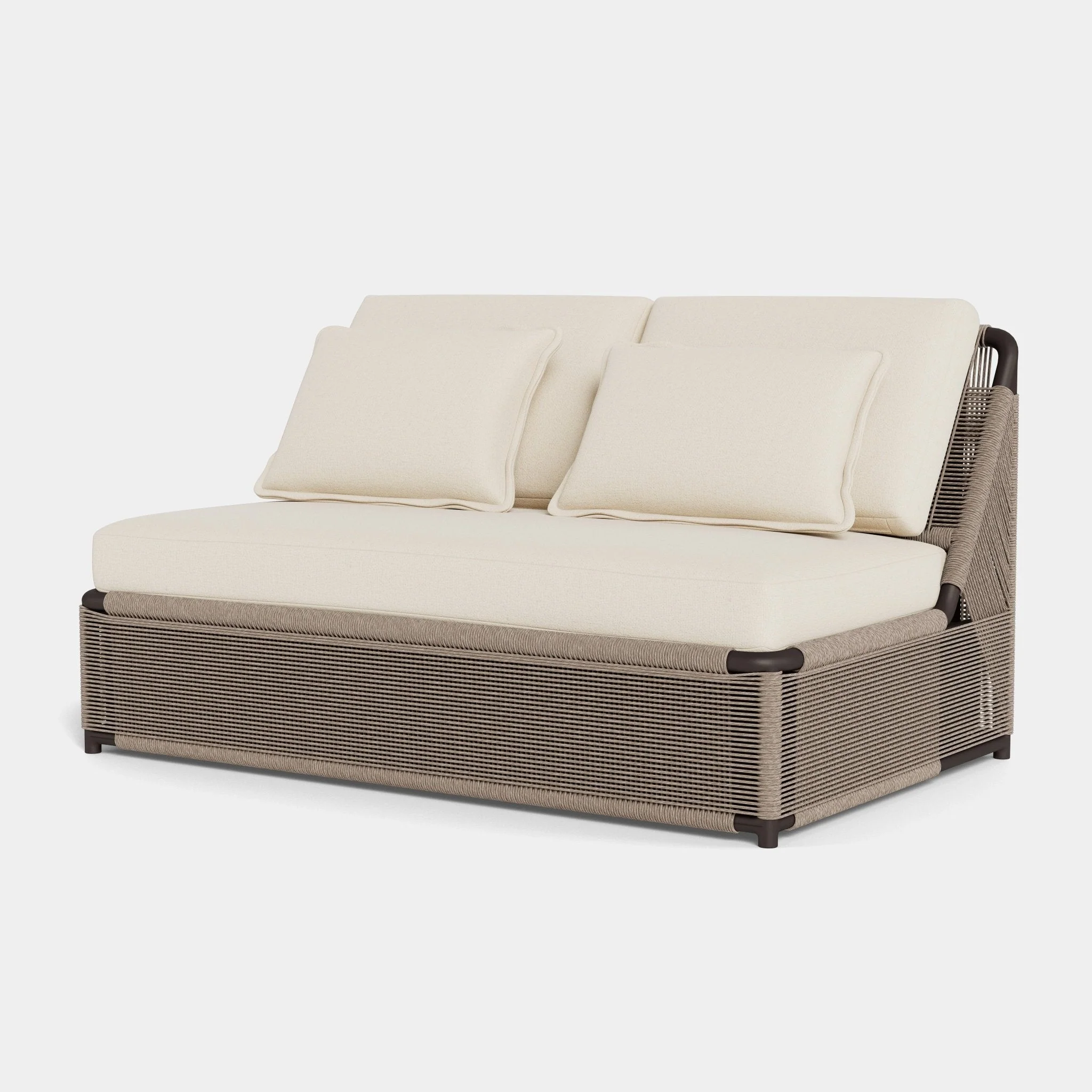 FORMENTERA 2 SEAT ARMLESS SOFA - Image 5