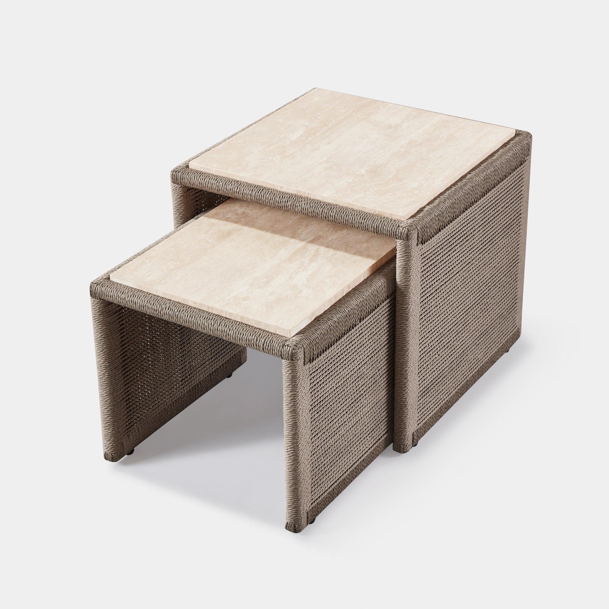FORMENTERA NESTING SIDE TABLES - Image 8