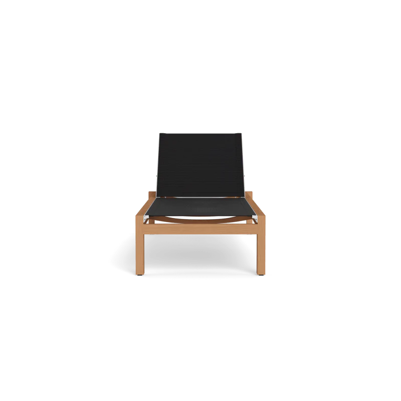Hayman Teak Stacking Mesh Sun Lounge