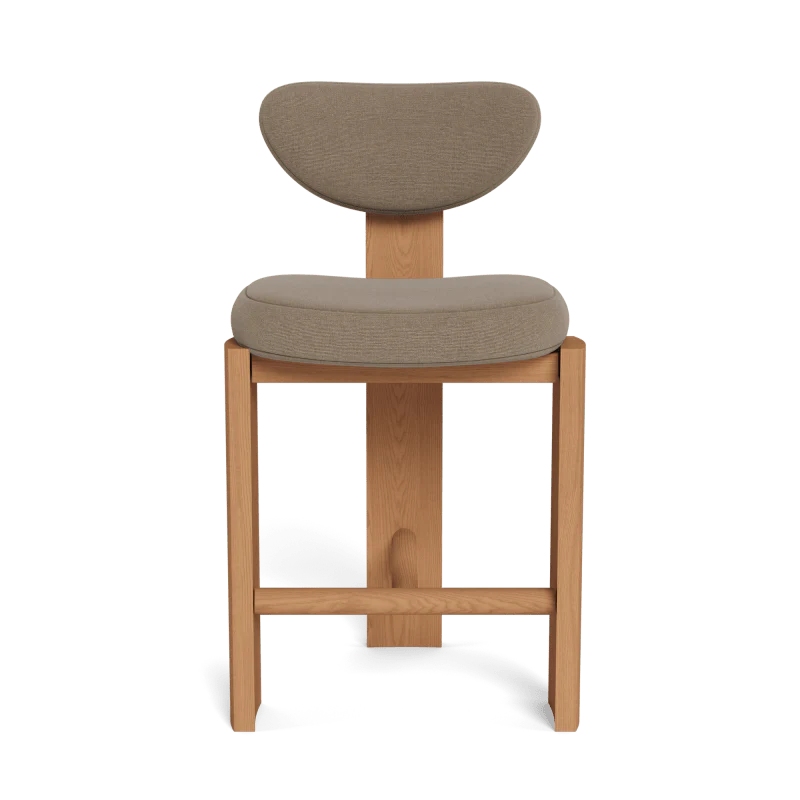 Lennon Upholstered Armless Counter Stool - Image 3
