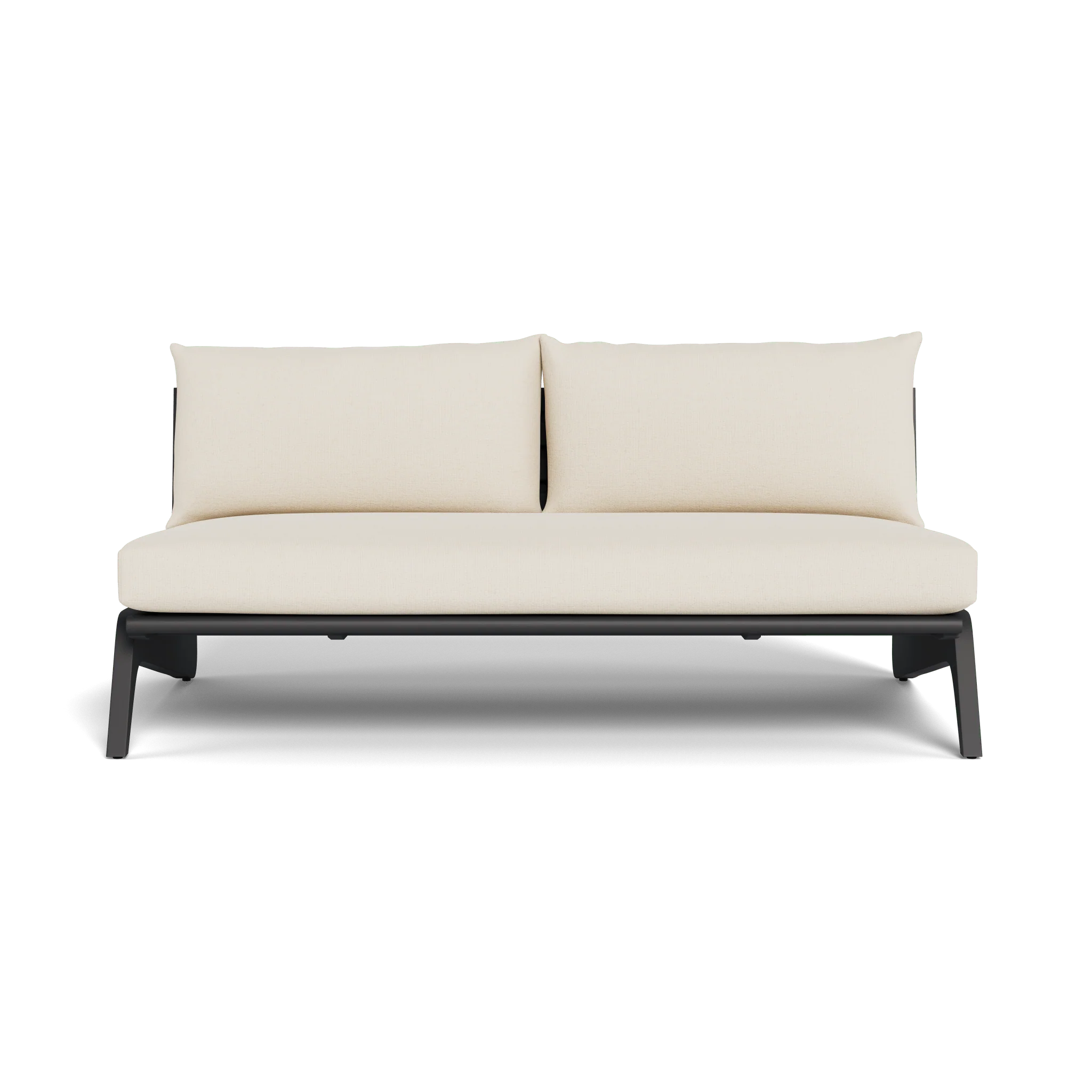 MLB Aluminum 2 Seat Armless Sofa - Image 15