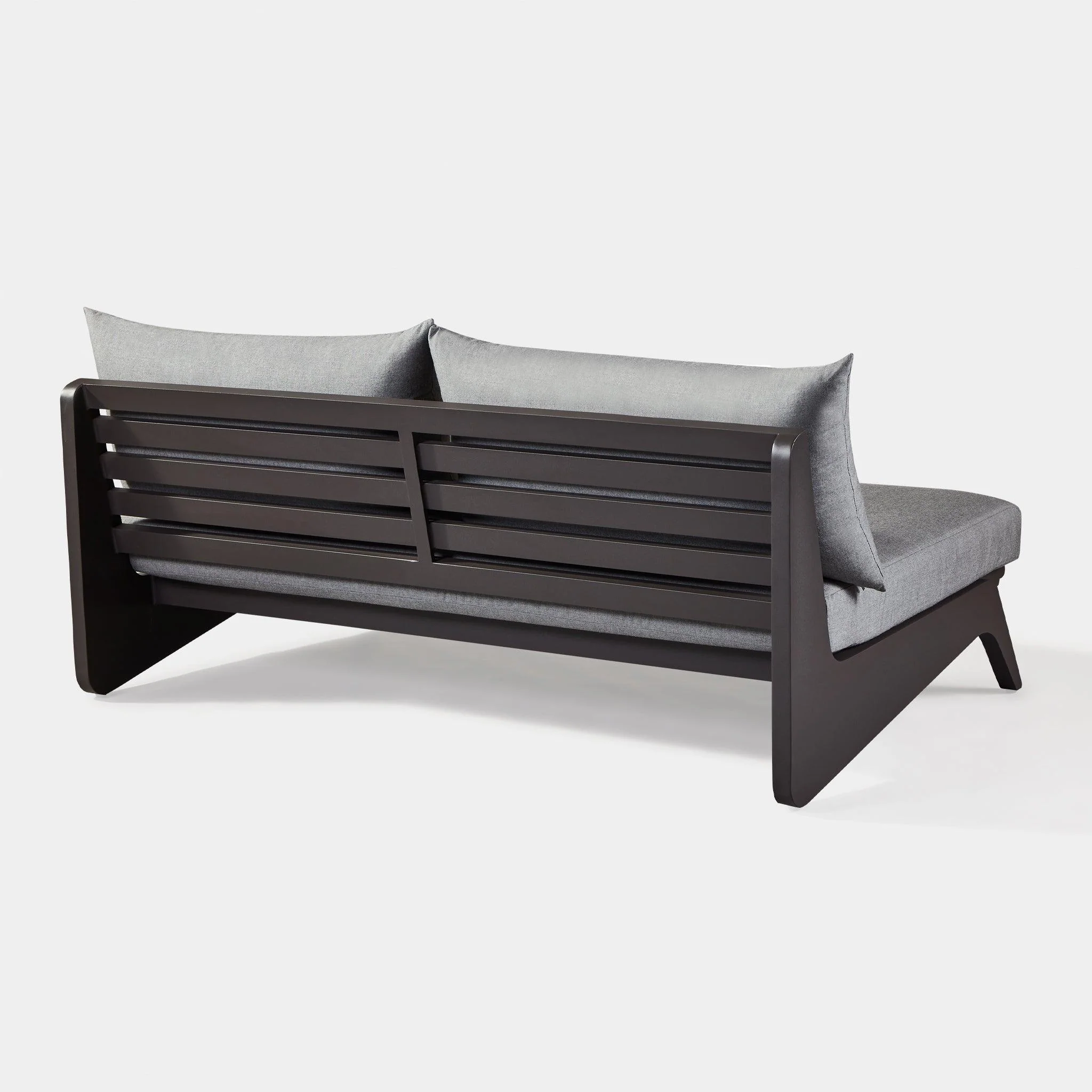 MLB Aluminum 2 Seat Armless Sofa - Image 5