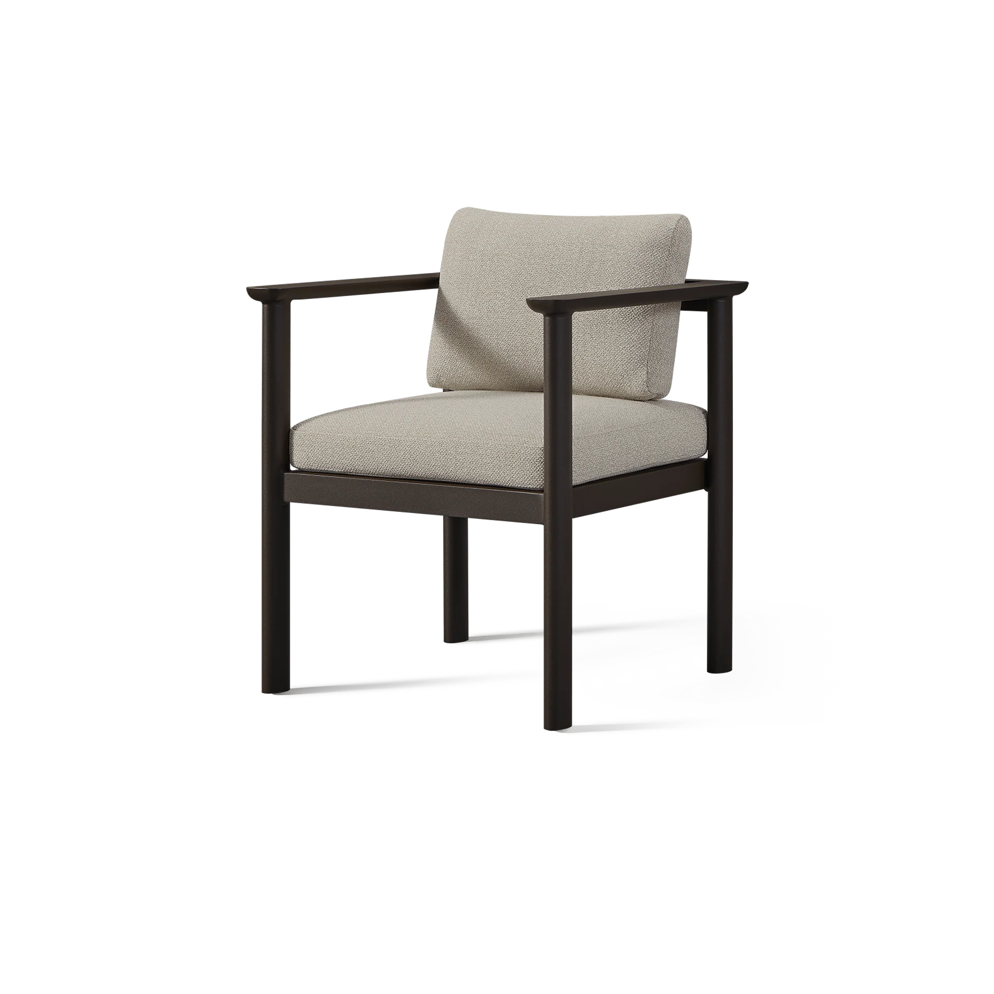 Newport Aluminium Dining Chair - Image 3