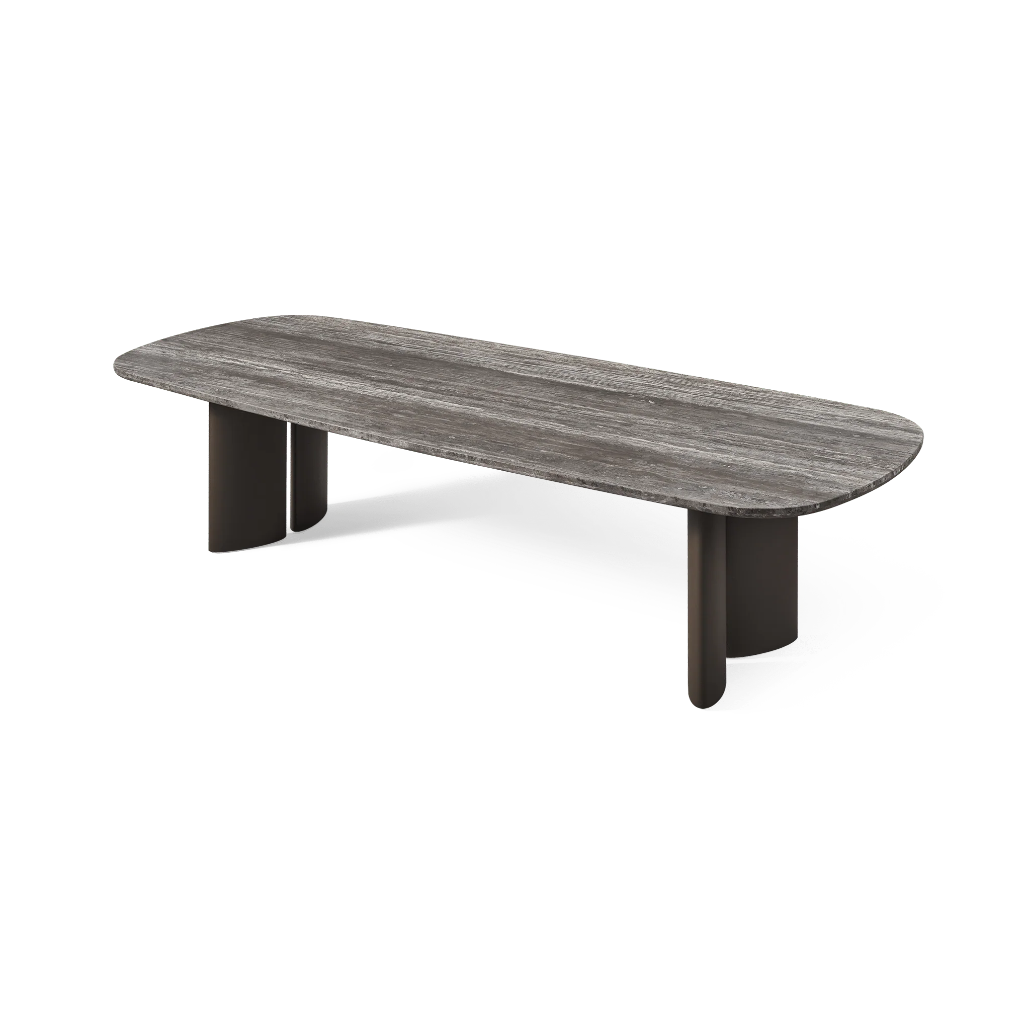 Newport Aluminium Dining Table 108" - Image 3