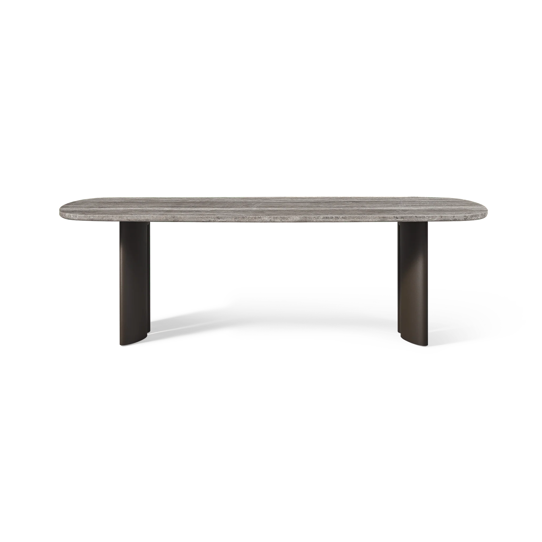 Newport Aluminium Dining Table 81"